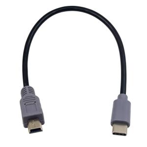 China Data Charging USB Type C to Mini 5 Pin USB OTG Adapter Cable for Camera Phone Video wholesale