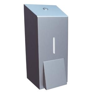 China Smart Stainless Steel Soap Dispenser Manual 500ml Capacity With Dispoable Bag wholesale