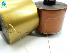 China Easy Open Printed Tear Tape Custom Size Self Adhesive Bag Sealing Tape on sale