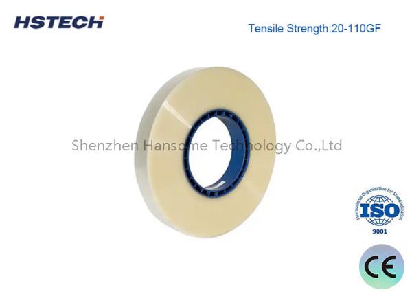 SMD Component Counter Cover Tape: Transparent Hot Sealing PET Material, 0.2Mpa