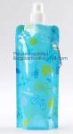Promotional Customized Foldable Plastic Water Bottle Bag,Fashion bpa free bottle