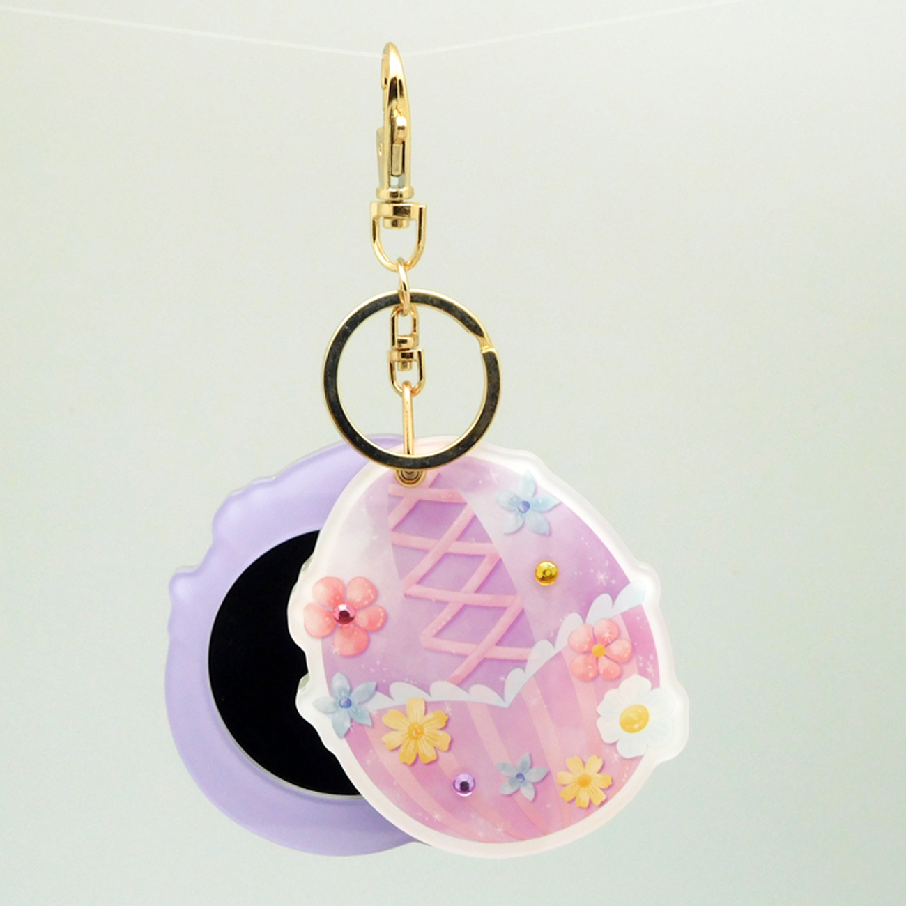 Economical Fancy Anime Compact Mirror Plastic Folding Mirror Corrosion Resistance