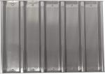 Rk Bakeware China Foodservice 902505 Sub Roll Bread Pan, 5 Molds Per Pan