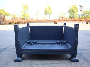 China Fold Collapsible Pallet Cage With 1000kg - 2000kg Load Bearing Capacity wholesale