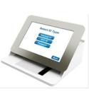 Public Mutlifunctional Wall Mounted Kiosk / 15"-19" Touch Desktop Kiosk