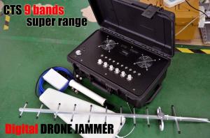 China Digital Directional Drone Jammer For 310-470Mhz 800MHZ 900mHZ Gps &amp; Glonass wholesale