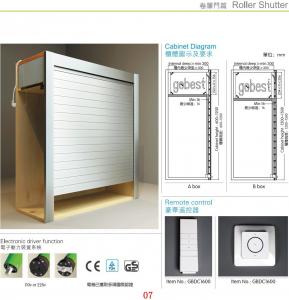 China Kitchen Cabinet Roller Shutter Door Remote Control/Automatic Roll up Garage Door/Rapid Roller wholesale