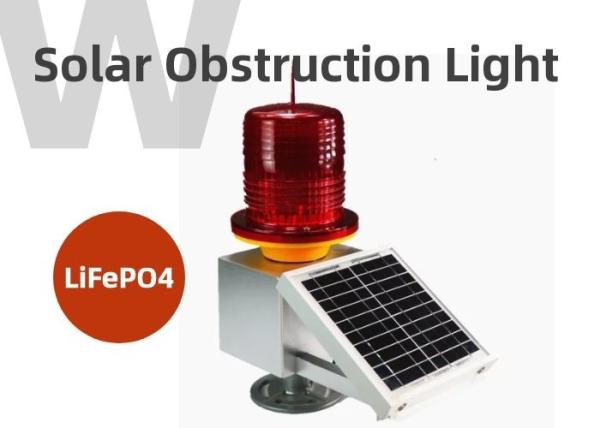 Windsock Solar Obstruction Aviation Light IP65 Waterproof Airport Obstruction