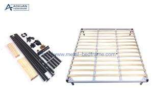 China Sturdy Assembling Easy Resilient Poplar Slat Bed Frame wholesale
