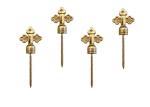 Funeral Decoration Coffin Screw 5# Matching With Brackets Gold Cross Shaped