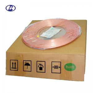 China 3/4 Inch Copper Refrigeration Tubing Coil Soft Annealed Pancake Coil Copper Pipe on sale