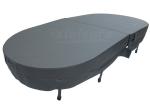 tailor-made oval spa cover, spa hardcover, hot tub cover, spa insulation cover -