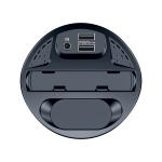 Black Color ABS Material Car Wireless Charger Charging Frequency 110-205KHz