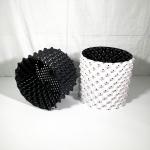 White Black Plastic Plant Nursery Pots And Air Pruning Container For Gardening