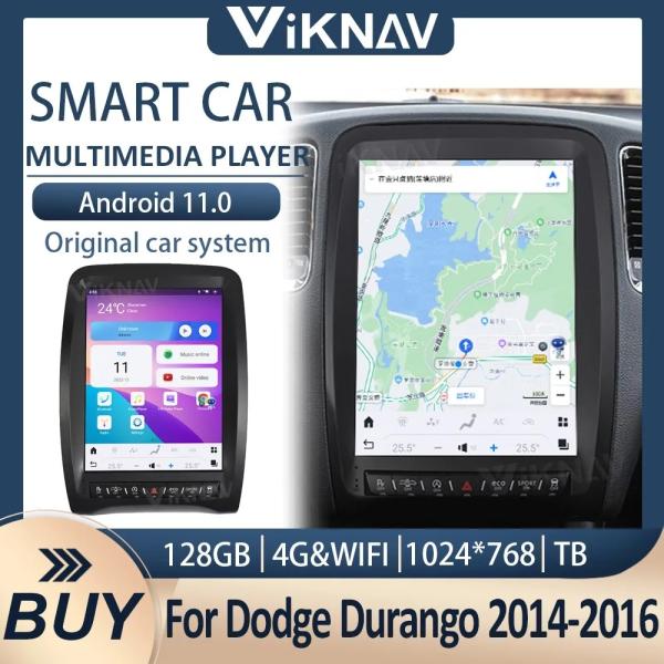 12.1 inch 1024*768 Car radio For 2014-2022 Dodge Durango GPS Navigation