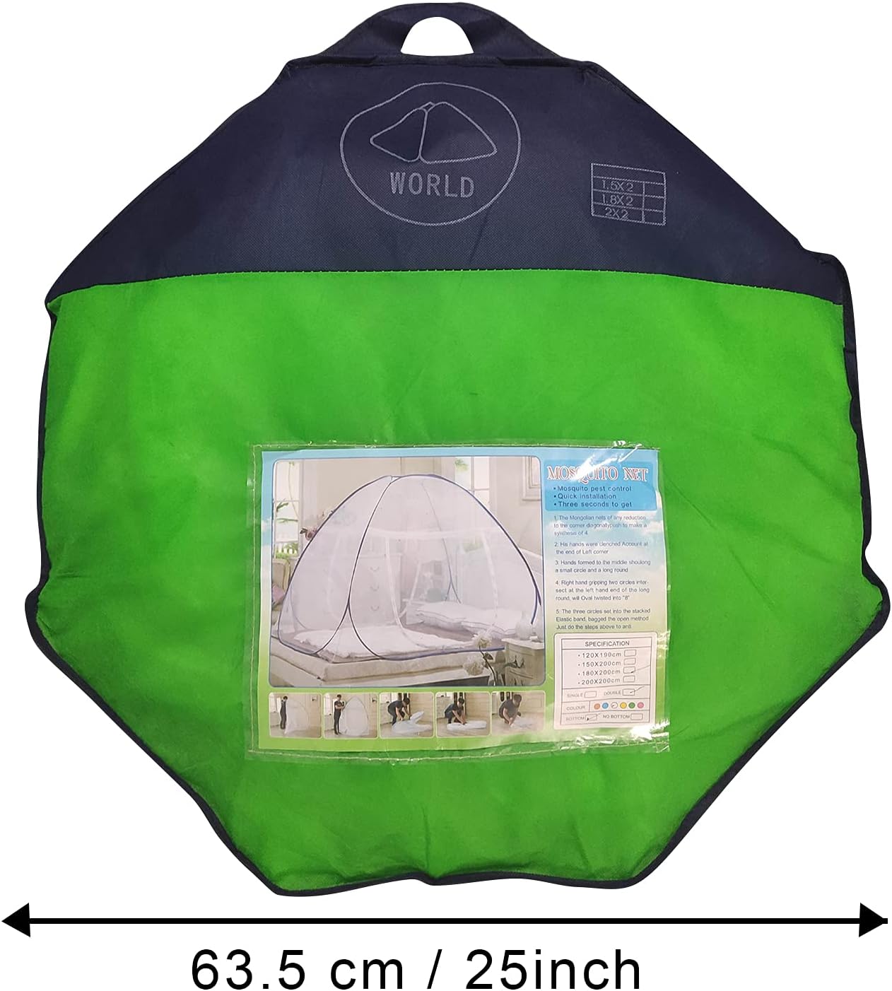 Outdoor Summer Portable Double Door Bed Canopy Folded Design Mosquito Net Tent for Home