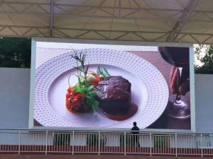 China Commercial Building Led P10 Outdoor Full Color Display Brightness 5800cd/Sqm wholesale