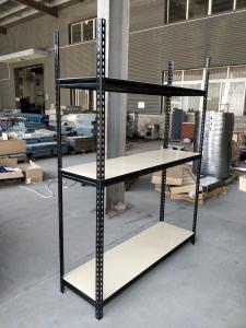 China Light Duty Rivet Rack Shelving , Steel Material Boltless Warehouse Shelving wholesale