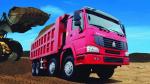 HOWO 27 tons 12 wheels 8x4 dump truck green color cabin with 18cbm cargo body