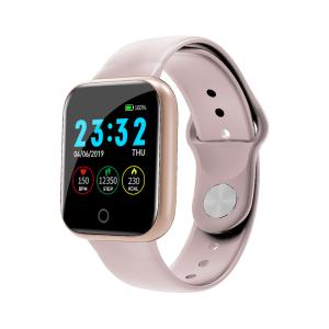 China Silicone Material And Bluetooth Feature i5 Smart Watch With Touch Screen Rose Gold wholesale