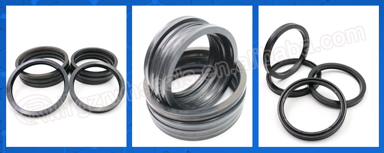 Polyurethane U Type Hydraulic Rod Seal IUH Black For Mechanical