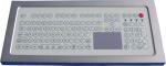USB Industrial Membrane Desktop Keyboard , Compact Keyboard With Touchpad