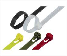 China Colorful Nylon Releasable Industrial Cable Ties For Packing Power Cables on sale
