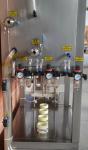 Semi Automatic Beer Can Filling Machine , Sus304 Can Filling Equipment For