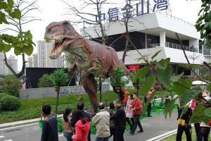 China Steel Frame Robot Virous Dinosaur Playgrounds Interesting Interactive wholesale