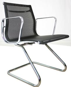 China Commercial Mesh Back Office Chair Bow Frame Foot Easy Assembly SGS Certified wholesale