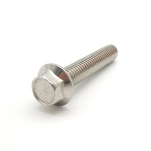 China DIN 6921 10mm bolts Grade 8.8 Zinc Coated Stainless Steel serrated flange bolt wholesale