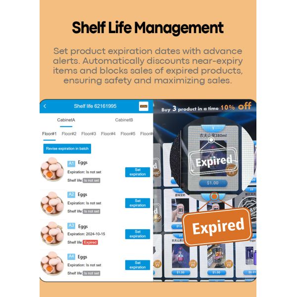 Locker Vending Machine Designed to Help Farmers Sell Eggs Directly to Consumers Featuring 240 Lockers and Cooling System