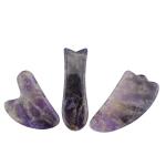 14cm Mini Crystal Jade Gua Sha Stone Face Massager