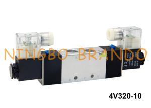 China 4V320-10 Airtac Type Pneumatic Double Solenoid Valve 5/2 Way 24V 220V wholesale