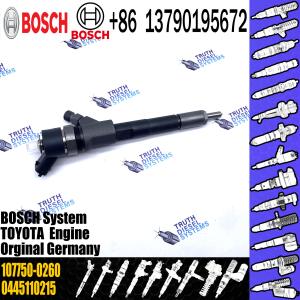 China Origional Standard Bosch Common Rail Injector OEM 107750-0260 23670-33030 wholesale