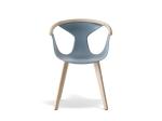 Fox Soft Tanned Saddle Leather Chair With Armrests Compact Dimensions