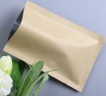 Accept custom kraft paper bag 3 side heat seal aluminum foil packaging bags for