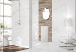 Super White Polished Modern Porcelain Tile For Hotel , School , Hospital