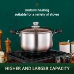 Multifunction restaurant Cookware Induction Pasta Pot Stainless Steel Cooking