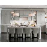 Ready To Assemble Solid Wood White Shaker Style Modular Wood Kitchen Cabinets