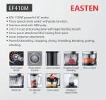 Easten 1000W Food Processor EF410M/ Best 10-in-1 Baby Food Processor/ National 2