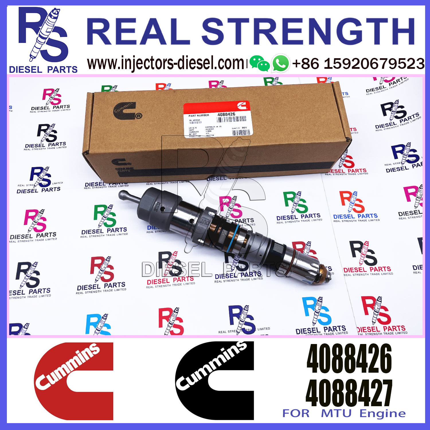 excavator diesel engine spare part QSK23 QSK60 QSK19 fuel injector 4902827 4077076 4062090 4088426