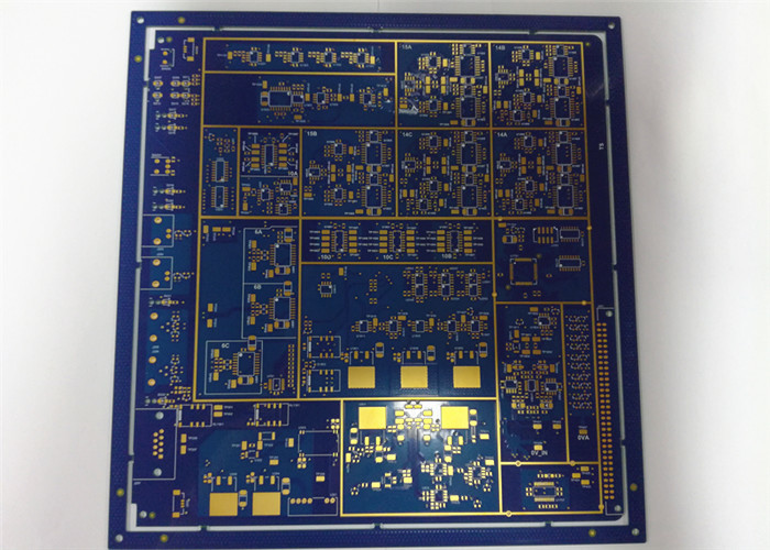 Durable Mulilayer HASL Blue Solder Mask HDI Printed Circuit Boards