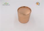 Brown Color Custom Cardboard Tube Packaging Paper Cylinder Box SGS ISO RoHs