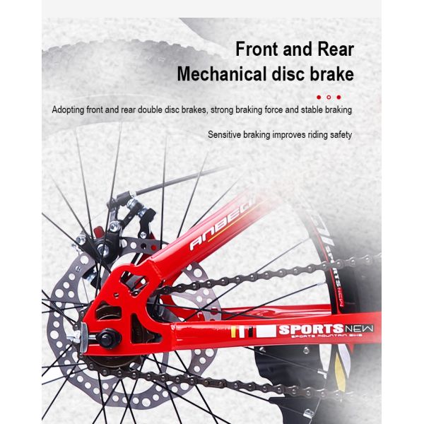 Customized Disc Brake 20 Inch MTB Mountain Bicycles 21 Speed