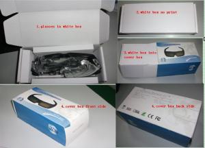 China Bluetooth Active Shutter 3D TV Glasses , Infrared Samsung 3D Glasses wholesale