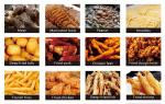 140L Gas Electric Fryer Fish Fried Chicken Durable Material Potato Chips Fryer