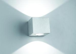 China Indoor Square Up And Down LED Wall Lights Pure Aluminum 230V IP20 wholesale