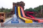 OEM Variable Speed Race Slide, Free Fall Slide, Kids / Adults Fiberglass Water