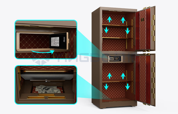 Security Solid Steel Luxury Large Safe Box Biometric Fingerprint Lock YB/ZY-180D